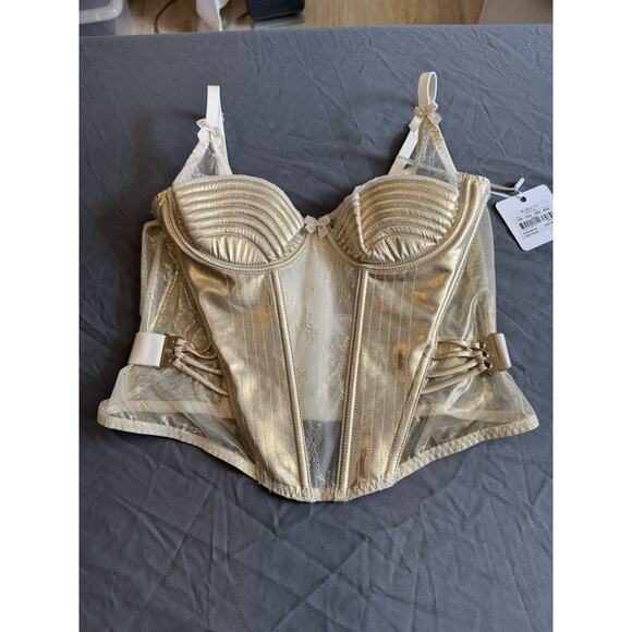 Honey Birdette, Marilyn, Bustier, Ivory. Size 36D  - Picture 2 of 5